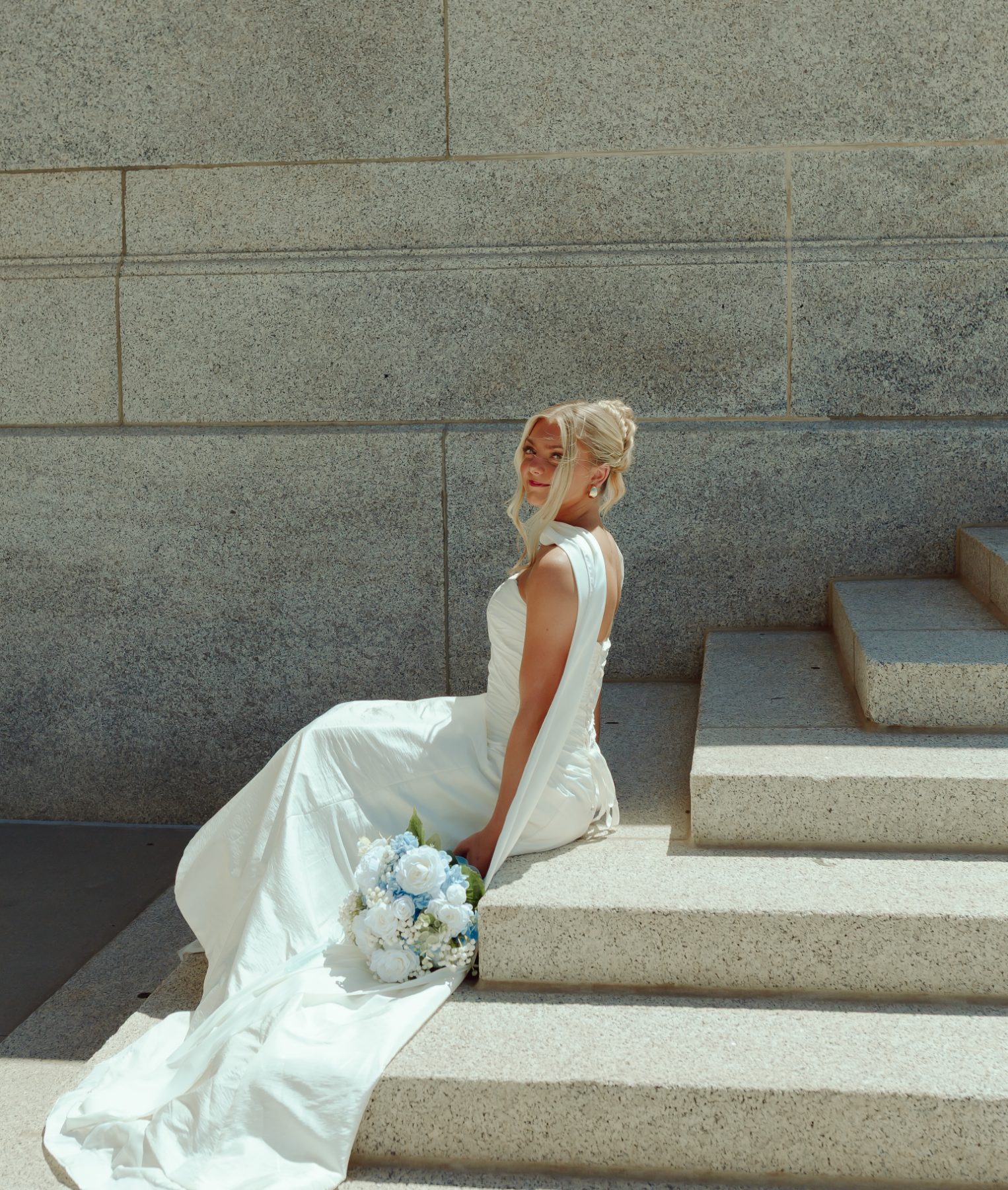 Bridal hair by Jentrie