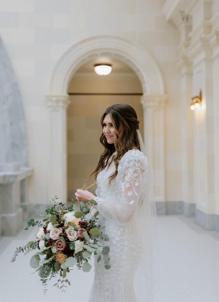 Bridal hair by Jentrie
