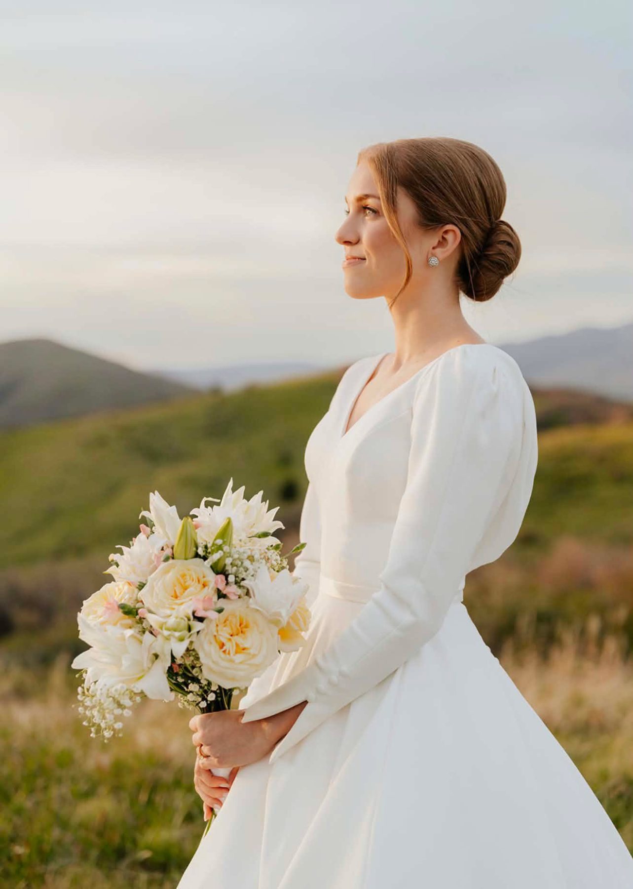 Bridal hair by Jentrie