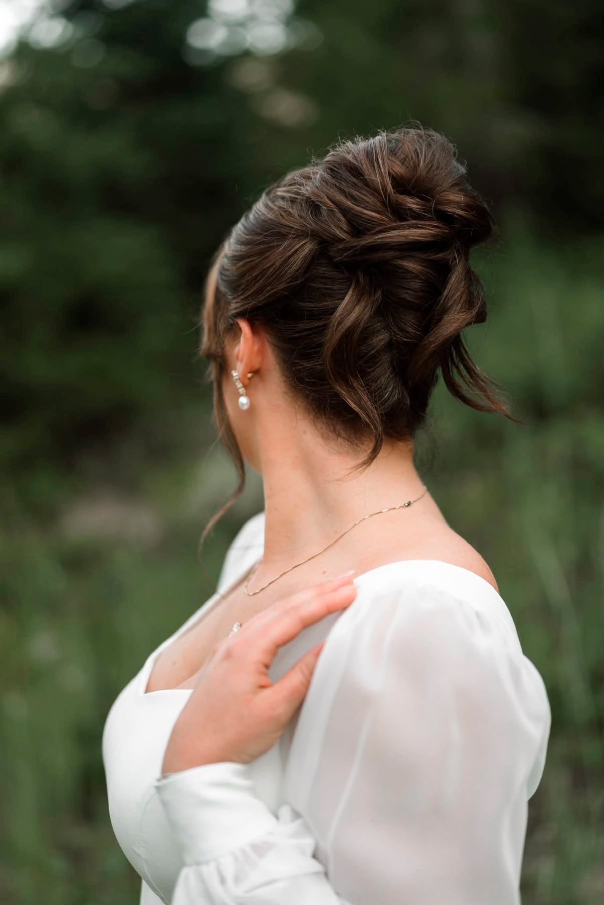 Bridal hair by Jentrie